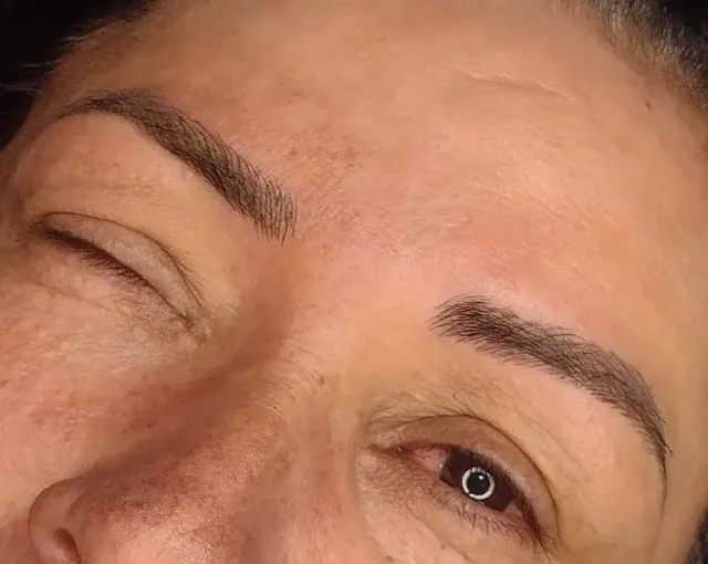 Micropigmentação fio a fio e nanofios: resultado publicado no Instagram da Sheyla